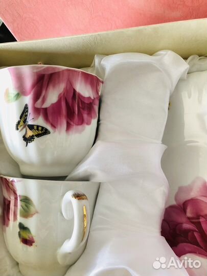 Сервиз чайный Lefard новый на 2персоны, фарфор