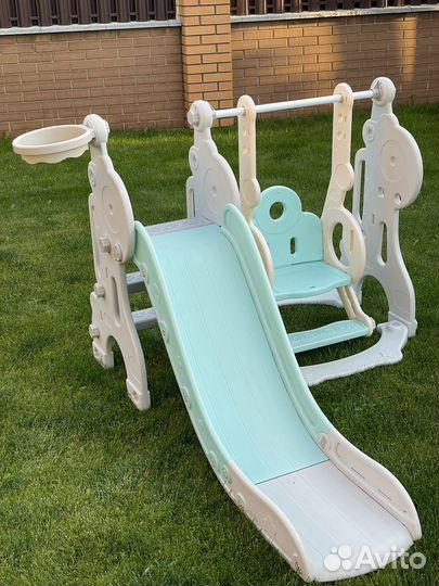 Детская горка пластиковая бу