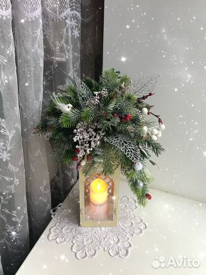 Подсвечник новогодний
