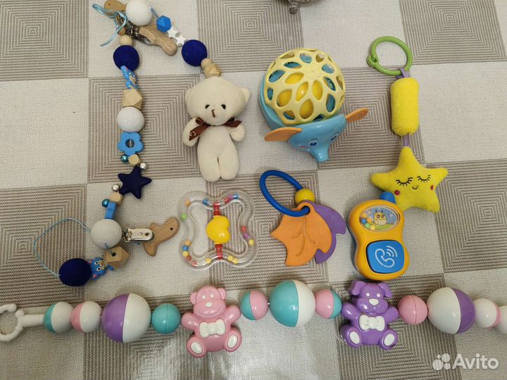 Погремушки,Прорезыватели грызунки, пакетом
