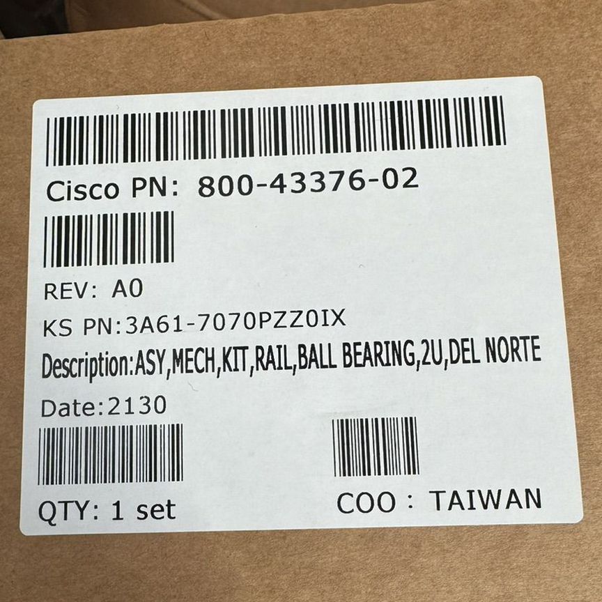 [UCSC-C240-M5] Рельсы C220 C240 M5, M4, M3 Новые Ucsc-C240-M5