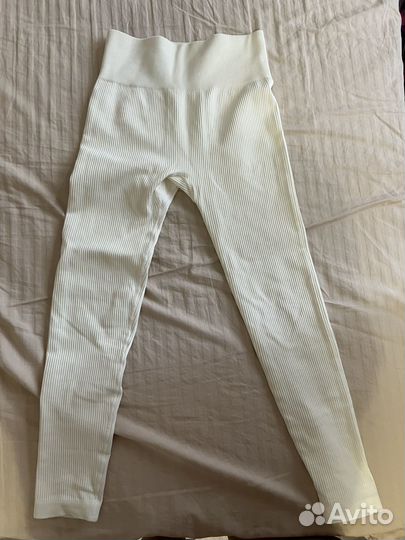 Лосины в рубчик