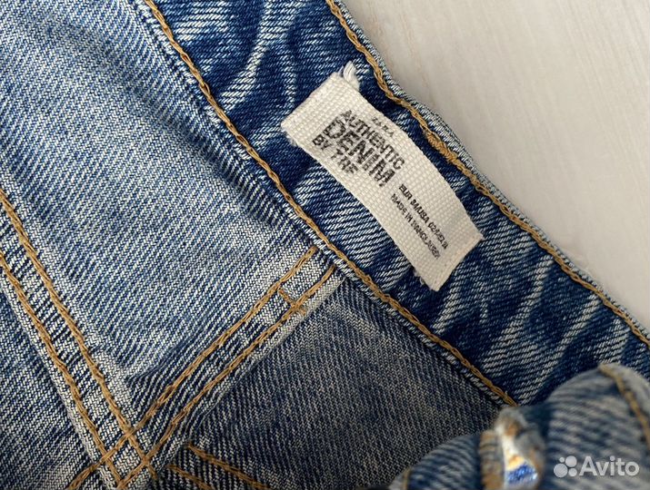 Шорты zara authentic denim