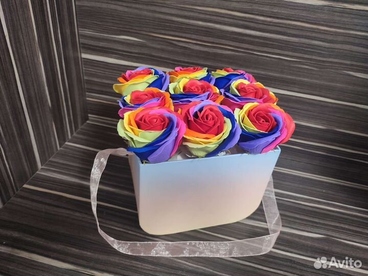 Букеты из мыльных цветов