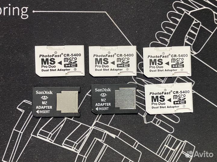 Переходники Memory stick pro duo для PSP