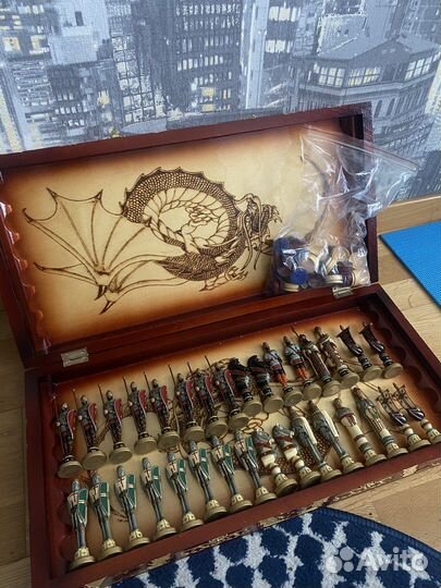 Шахматы ручной работы большие 60х60