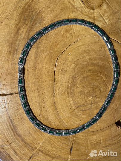 Ожерелье колье серебро