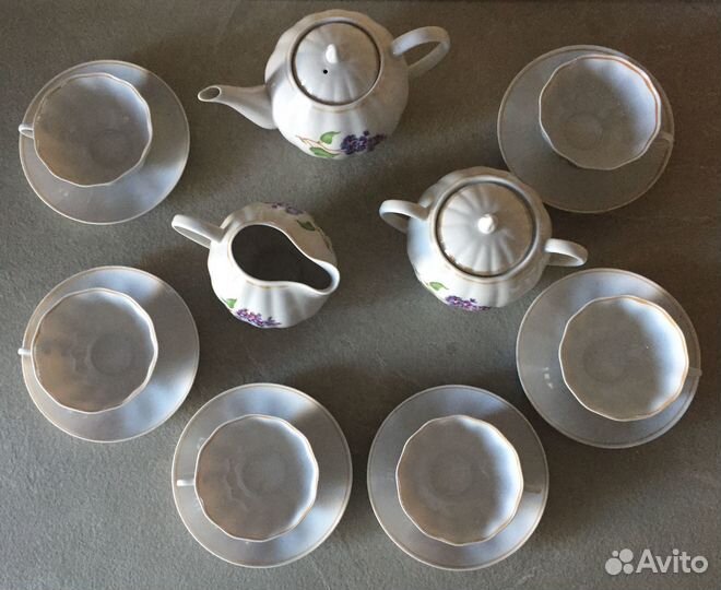 Сервиз фарфоровый, чайный 