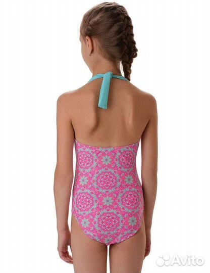 Новый слитный купальник детский