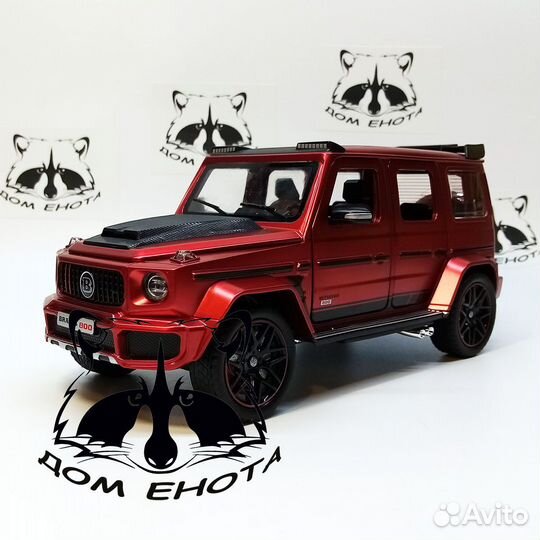 Машинка Mercedes G-klass brabus модель метал 1:24