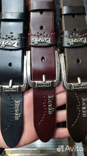 Кожаный ремень премиум класса 1006