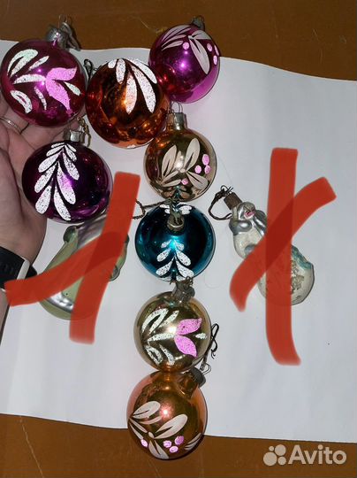 Елочные игрушки СССР