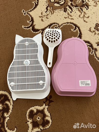 Когтеточка+лоток с совком для кошек