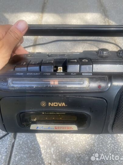 Приемник и магнитофон