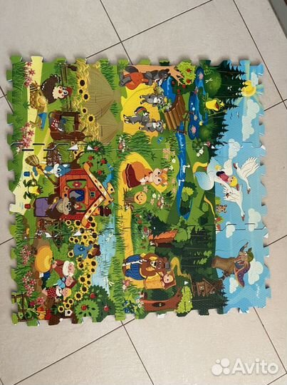 Термоковрик пазл Путешествие по сказкам