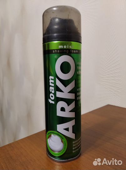Пена для бритья увлажняющая arko foam, 200 мл