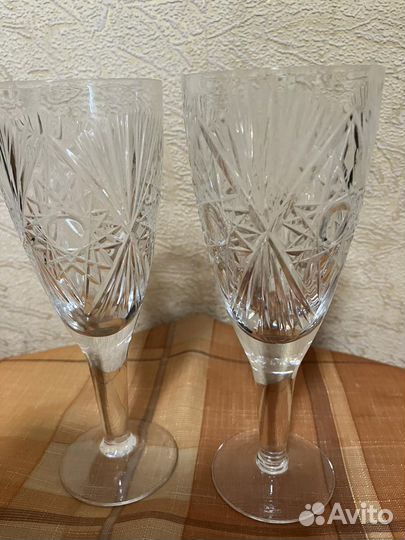 Фужеры, рюмки хрусталь СССР