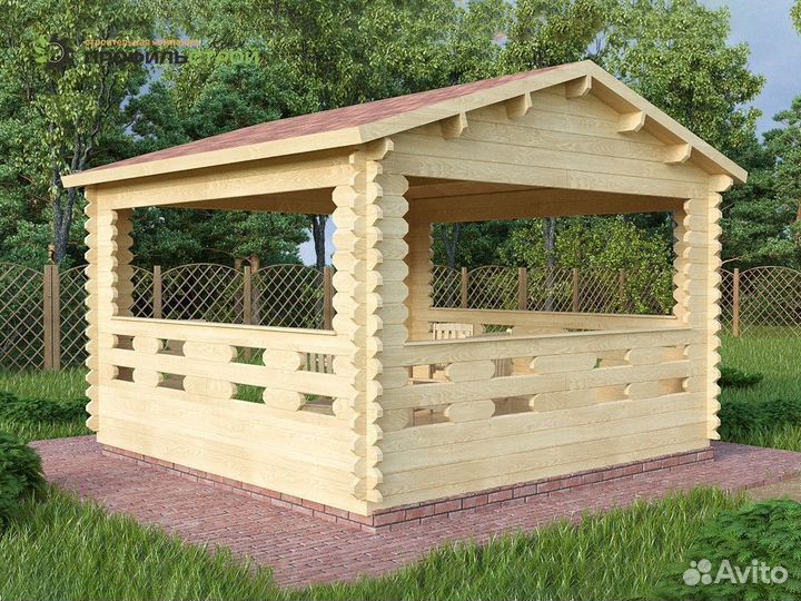 Беседка из бруса (45/60мм) 
