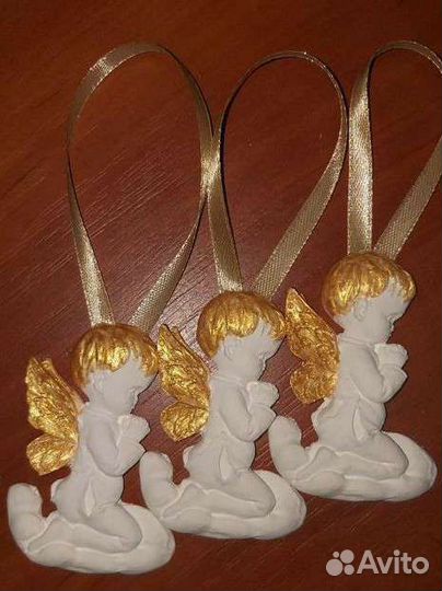 Ангелочки из гипса