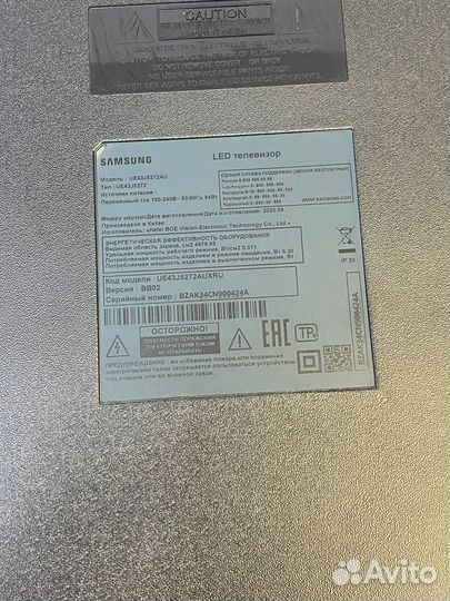 Материнская плата UE43J5272AU, UE43H5202AU UE40J52