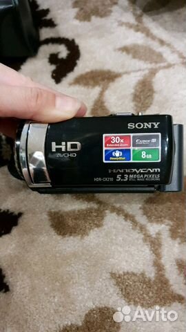 Видеокамера Sony HDR-CX210E+доп.аккумулятор