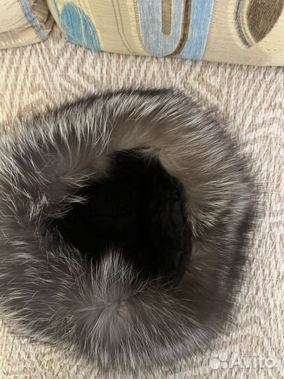 Шапка новая женская из чернобурки
