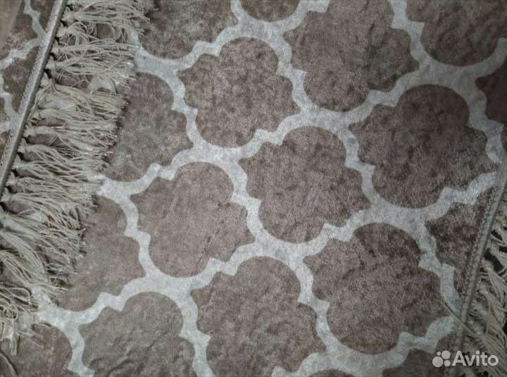 Безворсовые современные шелковые коврики,прорезине