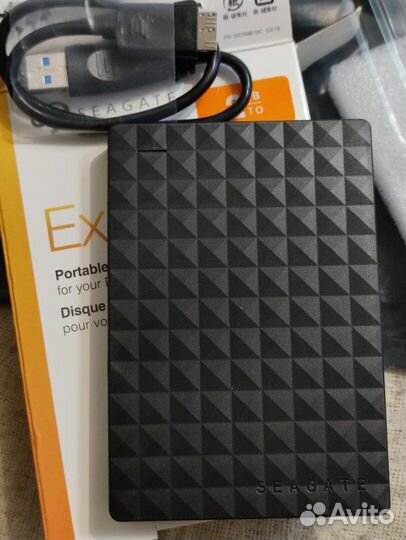 Внешний жёсткий диск HDD Seagate 500 гб, USB 3.0