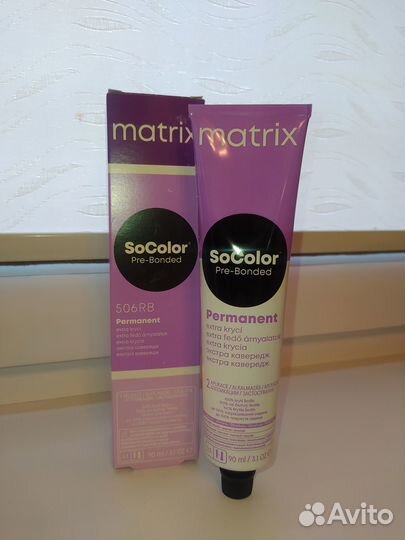 Matrix SoColor 506RB Стойкая крем-краска сбондером