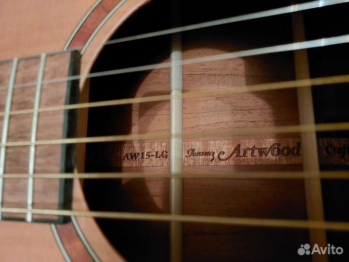 Акустическая гитара ibanez aw15 lg artwood