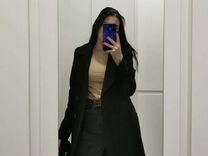 Пальто женское классическое черное