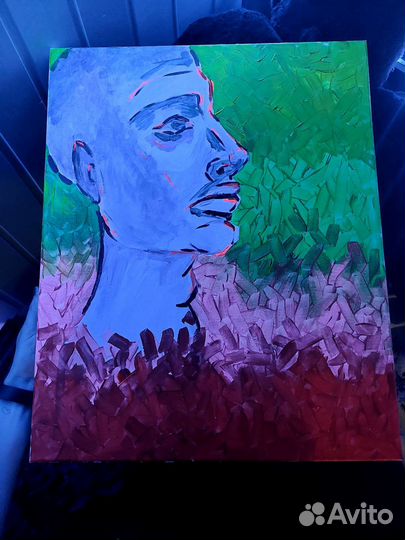 Картина акрилом на холсте