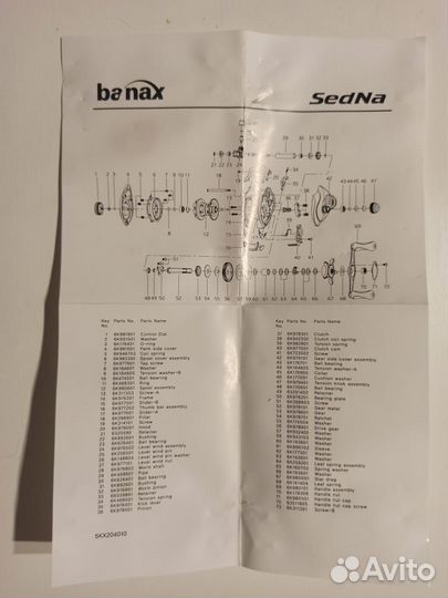 Мультипликаторная катушка Banax sedna праворукая