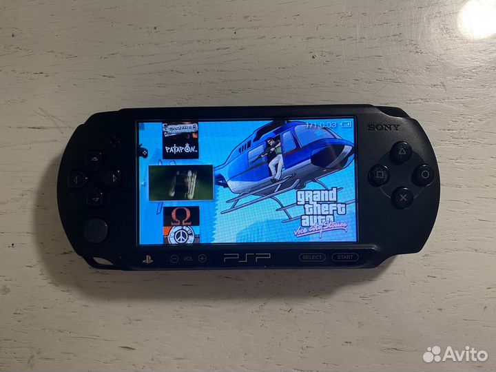 Игровая приставка sony psp e1008 прошитая