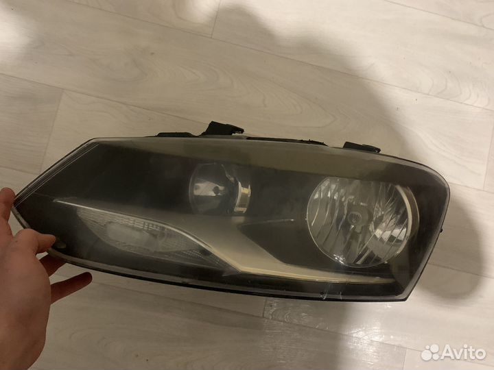 Передние фары depo на volkswagen polo