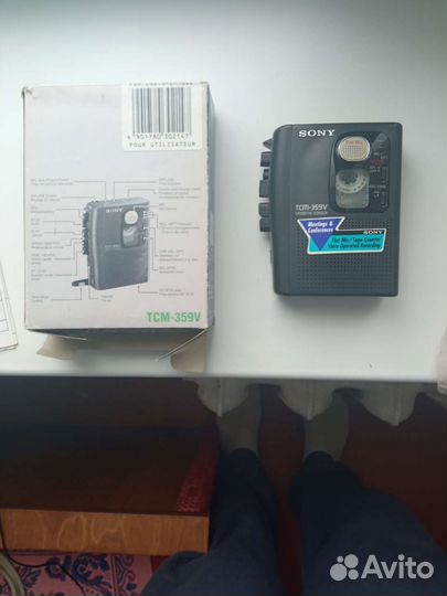 Кассетный диктофон sony