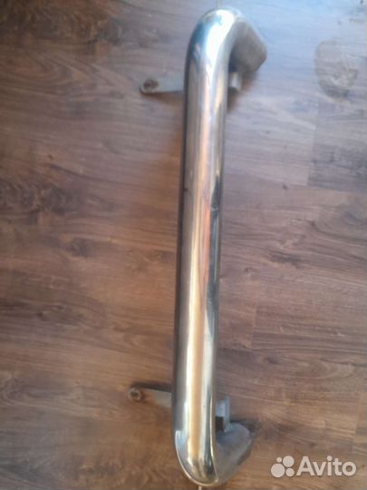 Кенгурятник-Задний усилитель бампера на Паджеро 4