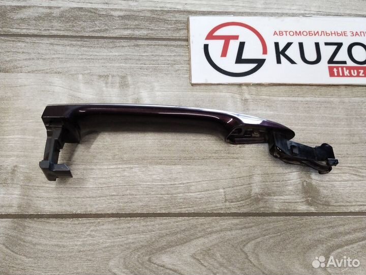 Ручка задней двери Тойота Хайлендер бордовая 10-13