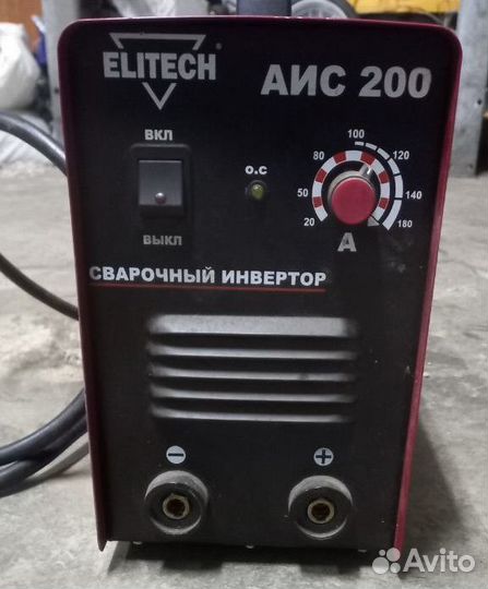Сварочный аппарат инвертор мма Elitech аис 200