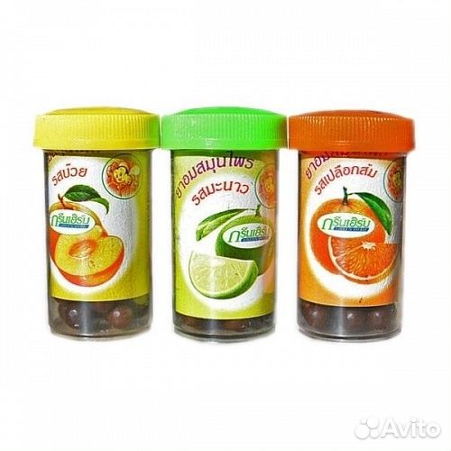 Травяные шарики от кашля Hong Thong Yee Lok Brand