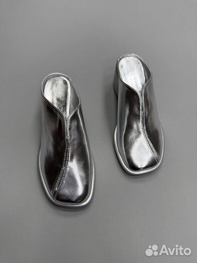 Сабо на каблуке