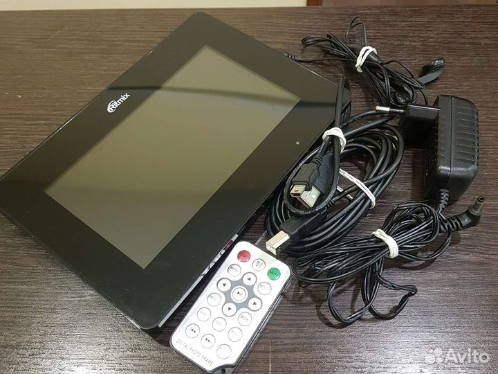 Цифровая фоторамка Ritmix RDF-703 слайд шоу видео