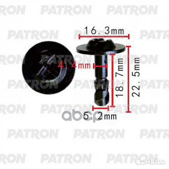 Штифт крепежный patron P37-2325S P37-2325S patron
