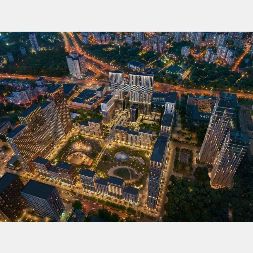 2-к. квартира, 55,5 м², 5/15 эт.