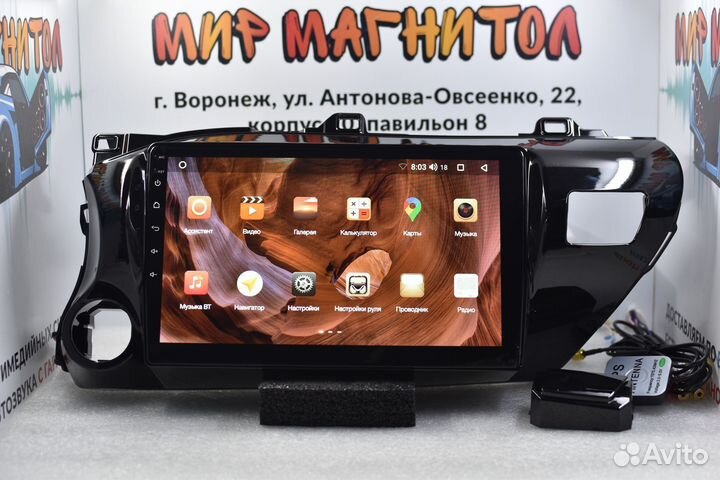 Магнитола Toyota Hilux android IPS