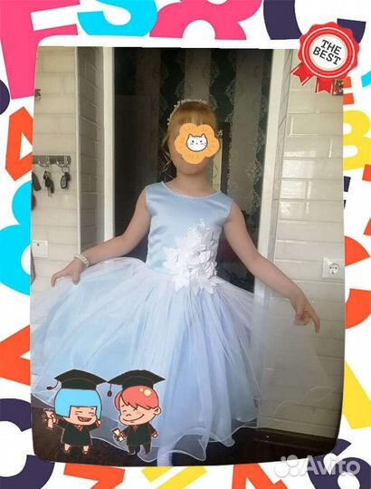 Платье для девочки на выпускной в садик