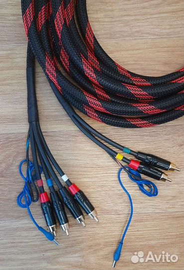 Межблочный кабель 6RCA-6RCA