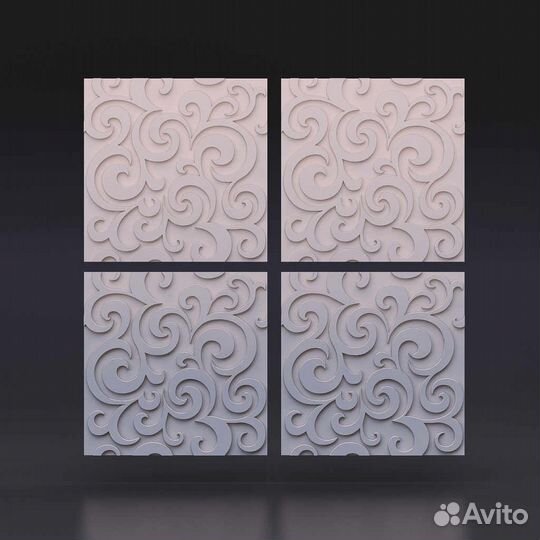 Гипсовая 3D панель 