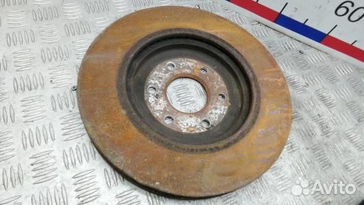 Диск тормозной передний nissan navara D40 (DEA13K6