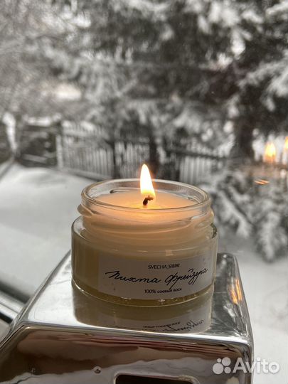 Свеча соевая handmade